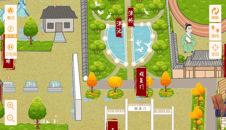 崇仁手绘地图景区语音讲解导览系统：智慧景区建设的基石